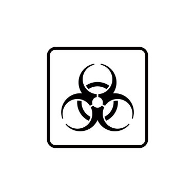 Paketleme simgesi Biyolojik tehlike vektör grafikleri