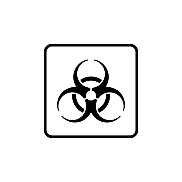 Icône Emballage Graphiques Vectoriels Danger Biologique — Image vectorielle