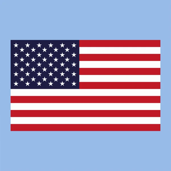 National Flag America Vector Graphics — Stock Vector
