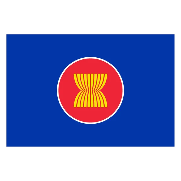 Gráficos Vectoriales Bandera Asean — Vector de stock