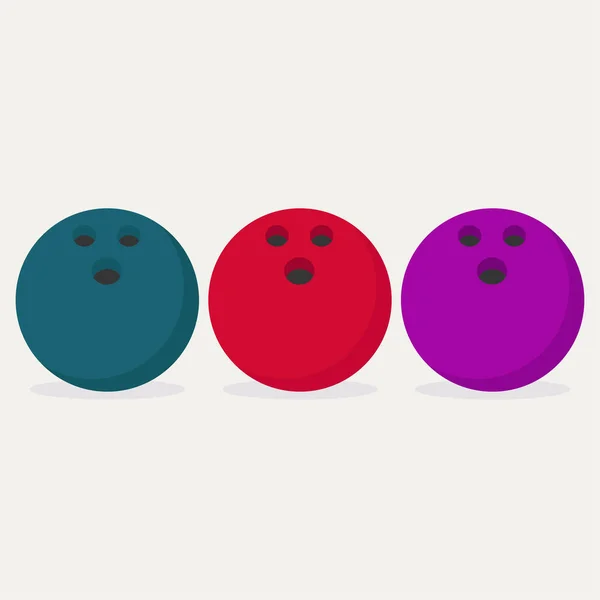 Bowling Boule Vecteur Art Graphiques — Image vectorielle