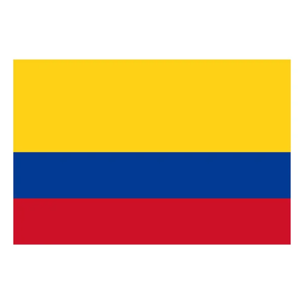 Columbia Grafică Vectorială Steagului Național — Vector de stoc