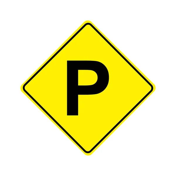 Parking Traffic Sign Vector Graphics — Stock Vector