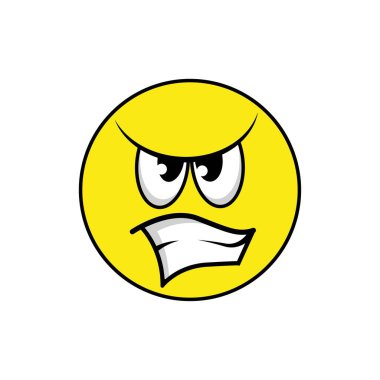 Sarı yüz ifadesi bir göz vektörü grafiklerini kapat