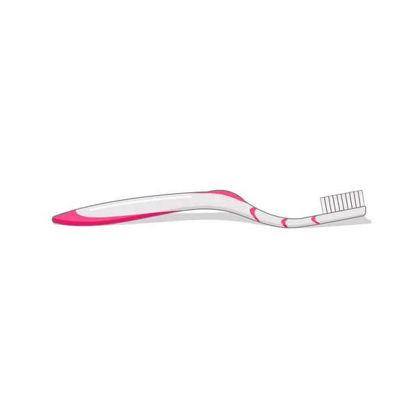 Pink Toothbrush Vector Graphics — Stock Vector