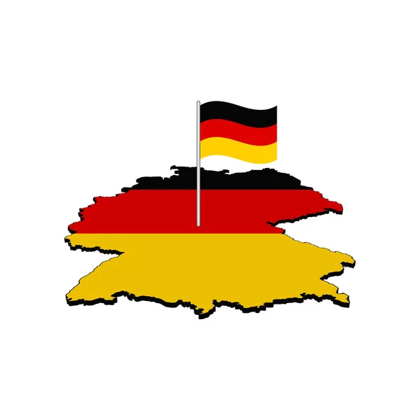 Germany Map Vector Graphics — Stock Vector