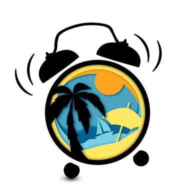 Çalar saat tatil zamanı çalıyor.