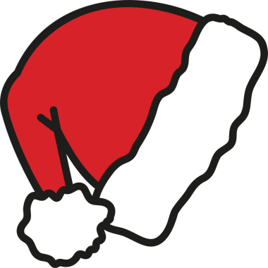 Noel Baba şapka tasarımı ögesi