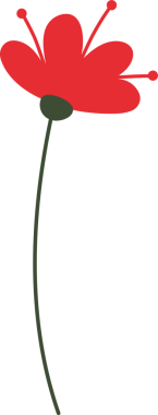 kırmızı çiçek, bahar dekoratif sanat