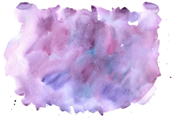 Aquarell abstrakt lila Spritzer — Stockfoto