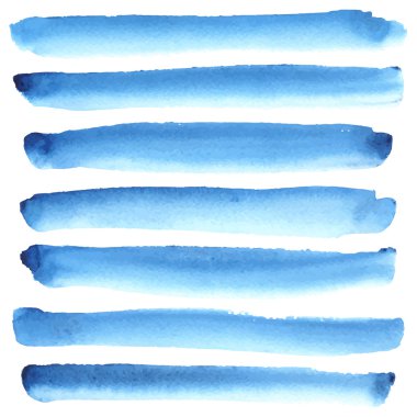 Mavi suluboya çizgiler