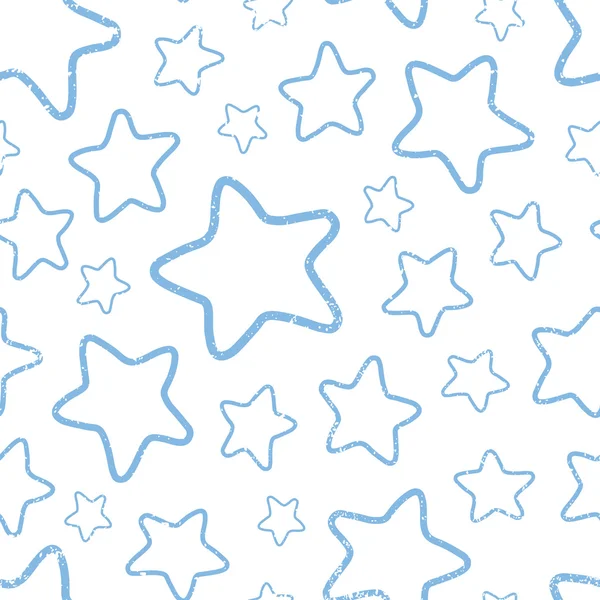 Light stars seamless pattern — Stock Vector