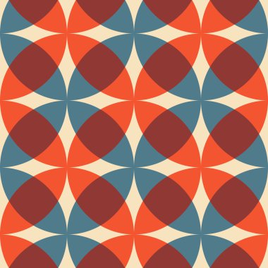 Güzel daireler ile desen