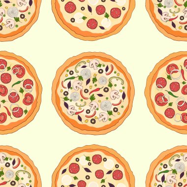 pizza farklı tip desen