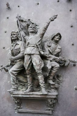 Prag, Çek Cumhuriyeti - 15 Şubat 2020 - Vtkov 'daki Ulusal Anıt                               