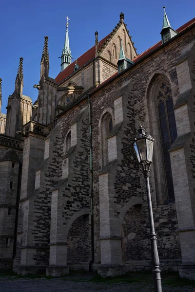 Kolin Çek Cumhuriyeti Mayıs 2021 Bartholomew Kilisesi Nin Dış Destek — Stok fotoğraf