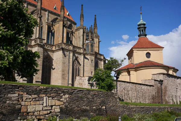 2021年5月22日 捷克共和国科林 圣巴多罗缪教堂的骨髓库经过广泛的重建 自2020年9月以来一直对公众开放 — 图库照片