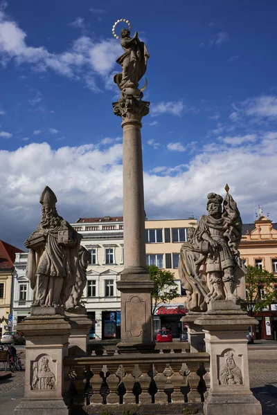 Kolin Tschechien Mai 2021 Der Karlsplatz Mittelalterlichen Stadtzentrum Der Von — Stockfoto