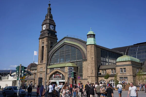 Hamburg Deutschland Juli 2021 Hamburg Hauptbahnhof Ist Der Hauptbahnhof Der — Stockfoto