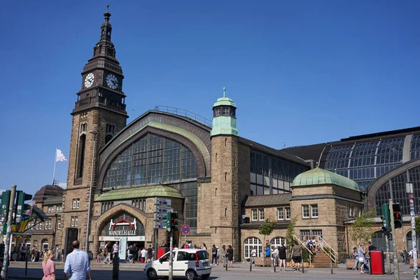 Hamburg Germany July 2021 Hamburg Hauptbahnhof Main Railway Station City — Stock Photo, Image