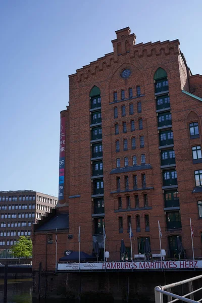 Hamburgo Alemania Julio 2021 Speicherstadt Ciudad Los Almacenes Distrito Almacenes — Foto de Stock