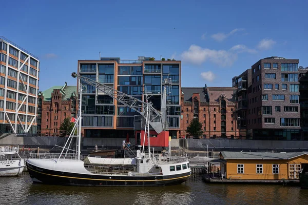 Hamburg Germany July 2021 Development Port Hamburg Elbe Philharmonic Kaiserkai — Stock Photo, Image