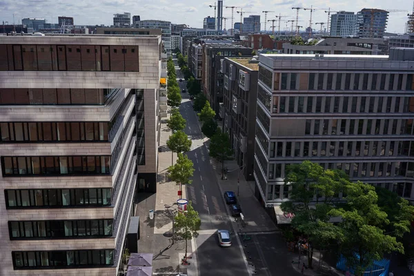 Hamburgo Alemania Julio 2021 Vista Desde Una Plataforma Observación Plaza — Foto de Stock