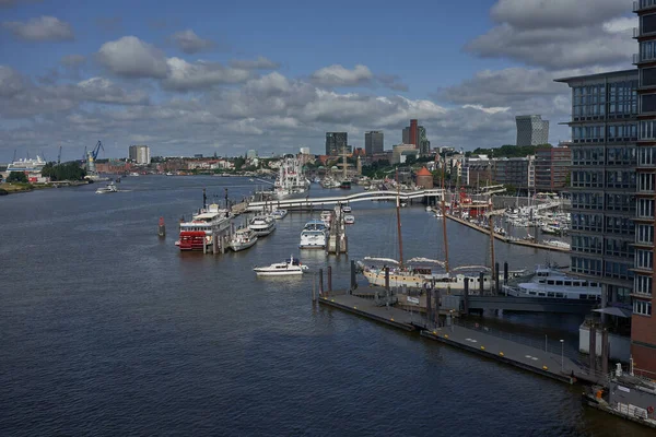 Hamburg Deutschland Juli 2021 Der Blick Von Der Aussichtsplattform Plaza — Stockfoto