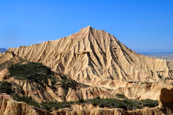 Las Bardenas Reales Natural Reserve Biosphere Reserve Navarra Spain — Stock Photo, Image