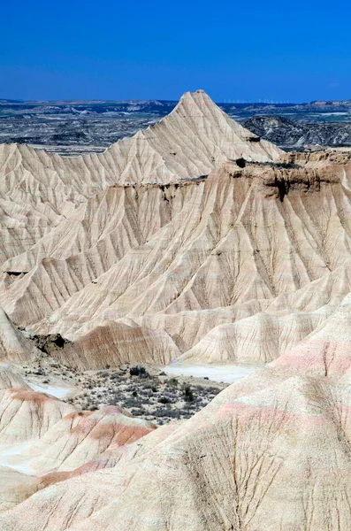 Las Bardenas Reales Natural Reserve Biosphere Reserve Navarra Spanyolország — Stock Fotó