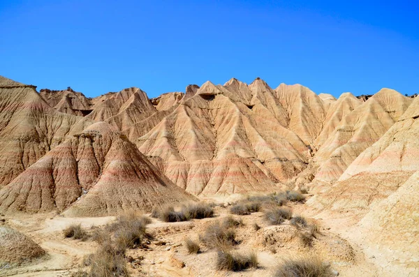 Las Bardenas Reales Réserve Naturelle Réserve Biosphère Navarre Espagne — Photo