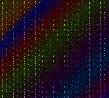 Renkli neon lazer yıldız, çok renkli arka plan geçti