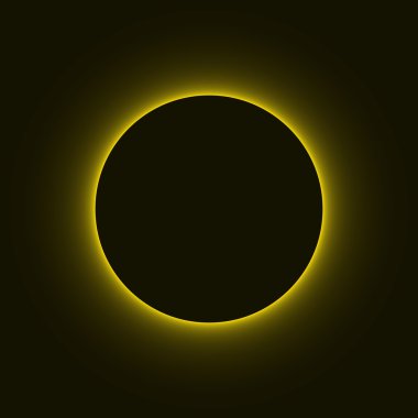 Güneş tutulması vektör