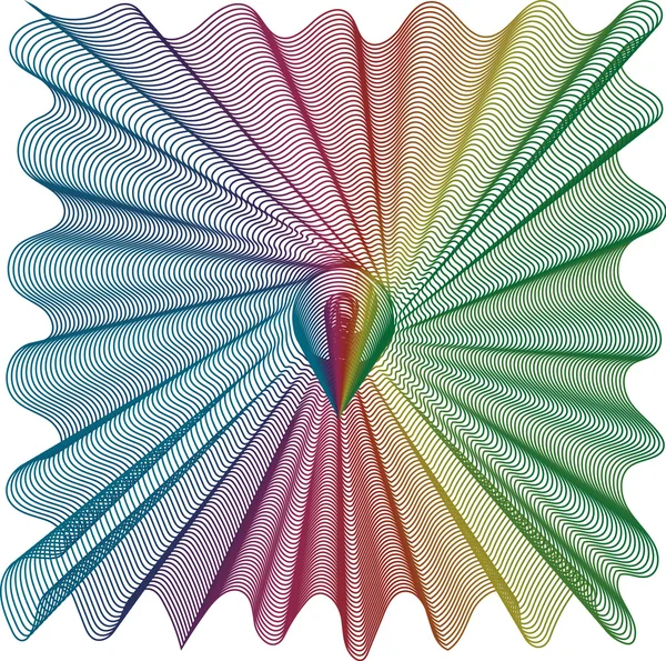 Rainbow vortex — Stock Vector