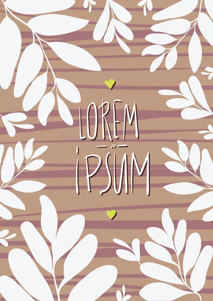 yaprakları ve berry kartı kart