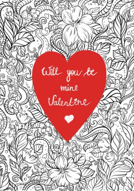 Sevgililer günü kartı