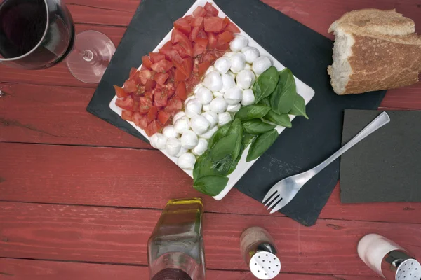 Caprese flag horizontal left down — Stock Photo, Image