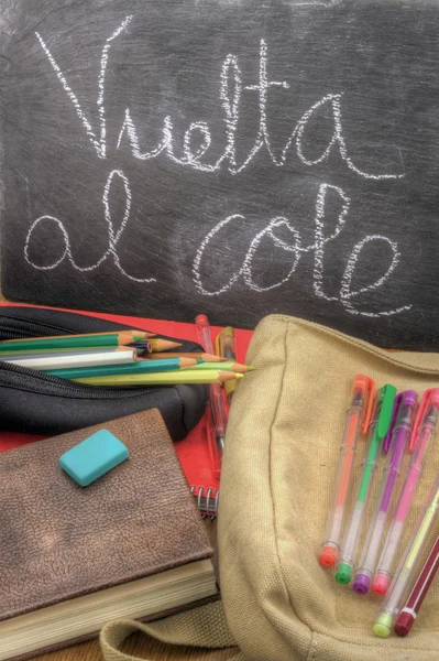 Vuelta al cole dikey sırt çantası