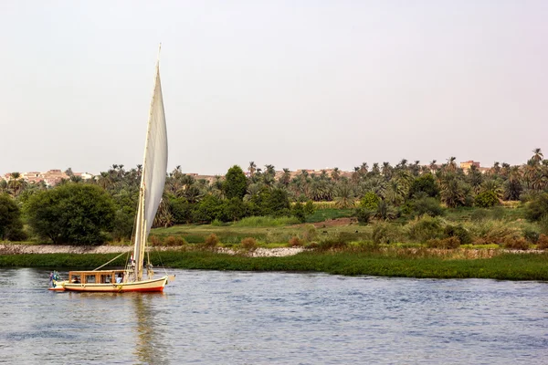 Barca del fiume Nilo — Foto Stock