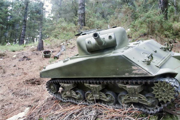 Tank ve kask ormandaki