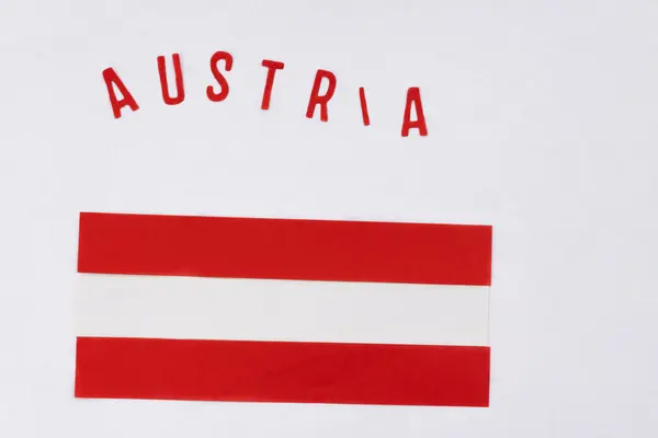 Flaga Austrii — Zdjęcie stockowe