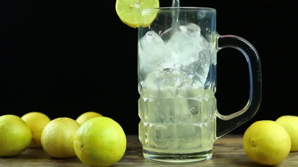 Limonade Glas Studio Chiangmai Thailand — Stockvideo