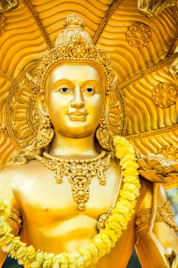 Huai Tueng thao Baraj Parkı 'ndaki Wisnu heykeli, Chiangmai, Tayland