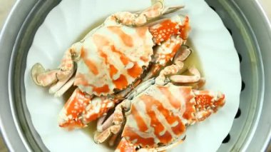 Buharda pişirilmiş misk yengeci, Stüdyo Chiangmai Tayland 'da