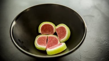 Marshmallow ve jöle kasede, film stüdyosunda dur Tayland.