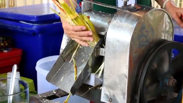 Man Die Stok Machine Drukt Chiangmai Thailand — Stockvideo