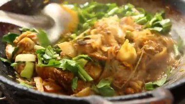 Tayland usulü karışık köri ya da Kang Hoe yemeği Chiangmai Tayland 'da.