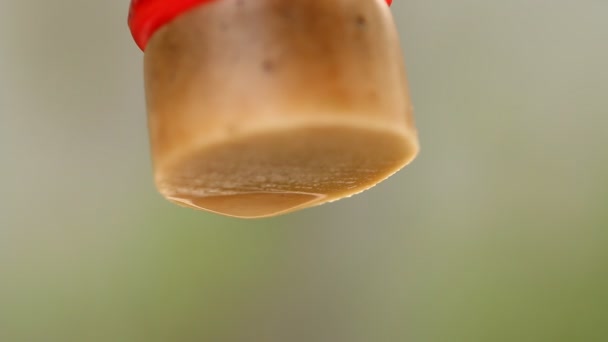 Gotas Agua Del Agua Del Grifo Cambio Climático Falta Concepto — Vídeos de Stock