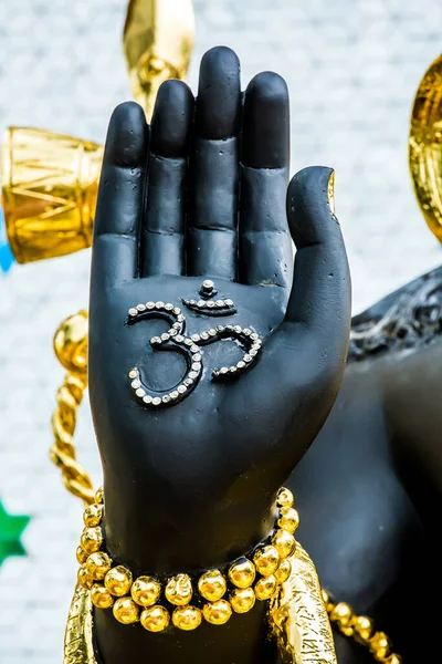 Mão Estátua Shiva Wat Pak Muang Chiangmai Thailad — Fotografia de Stock