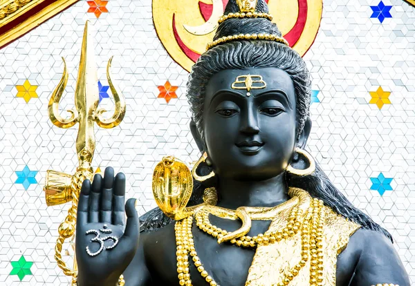 Estátua Shiva Wat Pak Muang Chiangmai Thailad — Fotografia de Stock